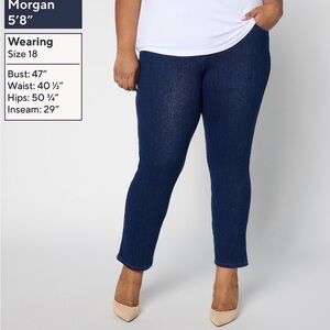 Belle by Kim Gravel Tall FlexiModal Bellesential Straight Jean Size 26WT A679766